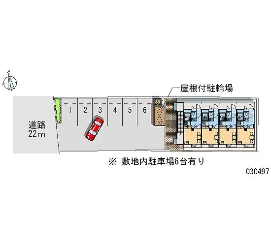 ★手数料０円★岡山市中区長岡　月極駐車場（LP）